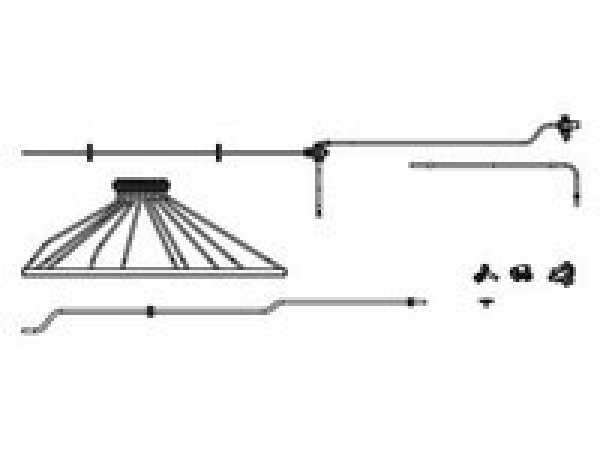 G Piko Ersatzteile D DR Dampflokomotive BR 95, Kesselleitungen, rechts, etc.........................................