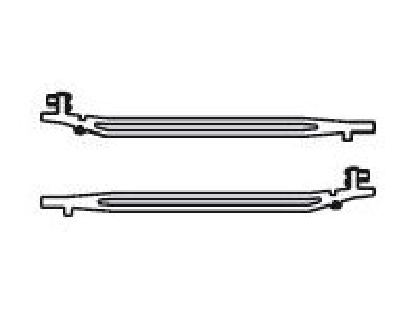 G Piko Ersatzteile D DR Dampflokomotive BR 95, Gleitbahn rechts- links, etc.............................