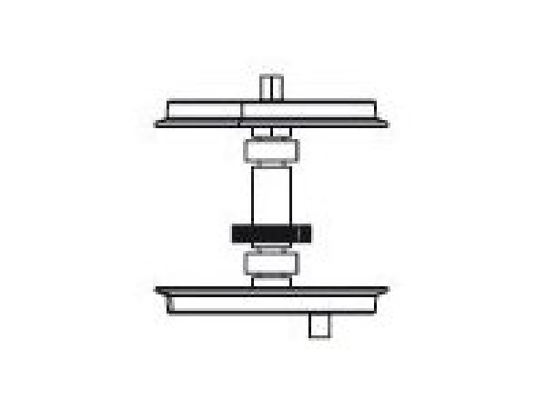 G Piko Ersatzteile D DR Dampflokomotive BR 95, Radsatz A Getriebe vorne, etc.................................