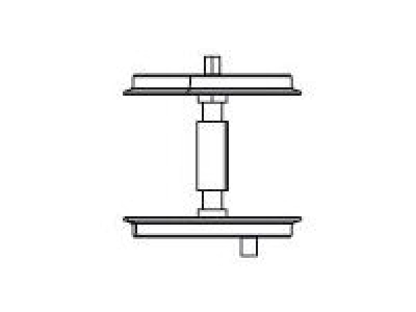 G Piko Ersatzteile D BR Dampflokomotive BR 95, Radsatz A mit Buchse, Getriebe vorn, etc................................