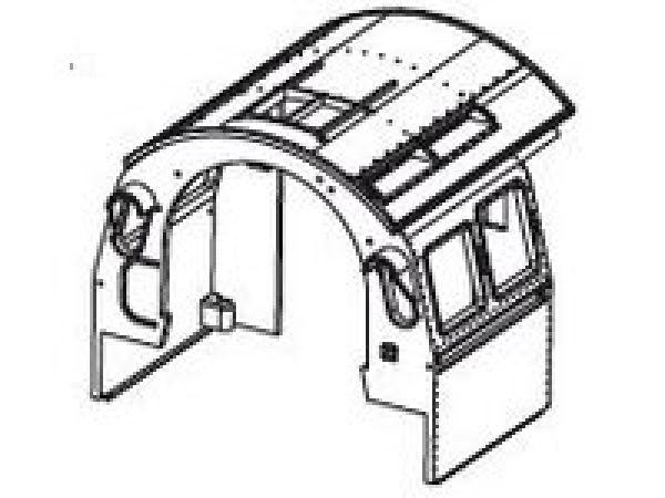 G Piko Ersatzteile D DR Dampflokomotive BR 50, Führerhaus, etc........................................