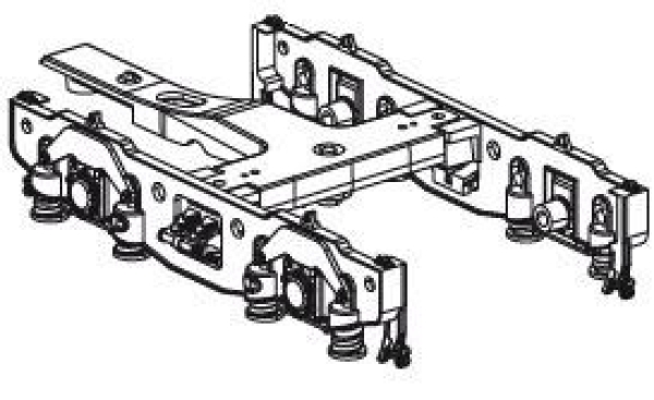 G Piko Ersatzteile D DR Dampflokomotive BR 50, Drehgestell vorne Tender, etc........................................