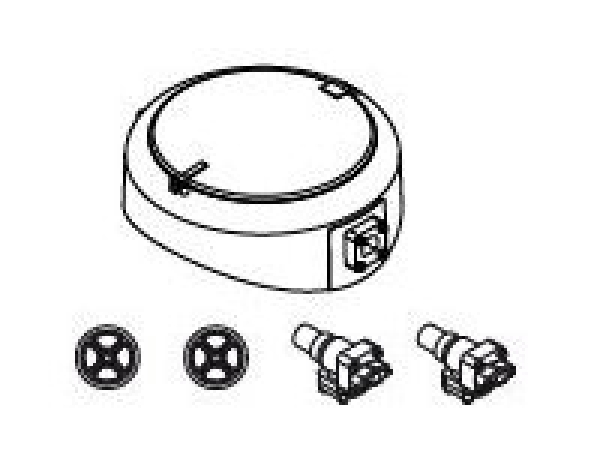 G Piko Ersatzteile D DR Dampflokomotive BR 50, Dampfdom mit Ventilen, etc......................................