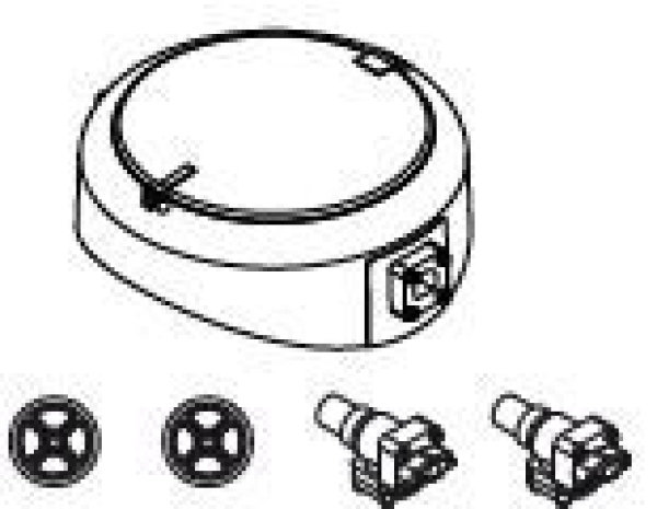 G Piko Ersatzteile D DB Dampflokomotive BR 50, Dampfdom mit Ventilen, etc...........................................