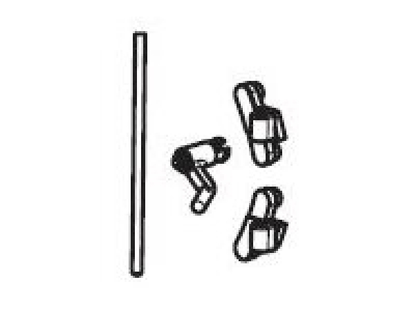 G Piko Ersatzteile D DR Dampflokomotive BR 94, Rauchkammertür Scharnier, etc.............................