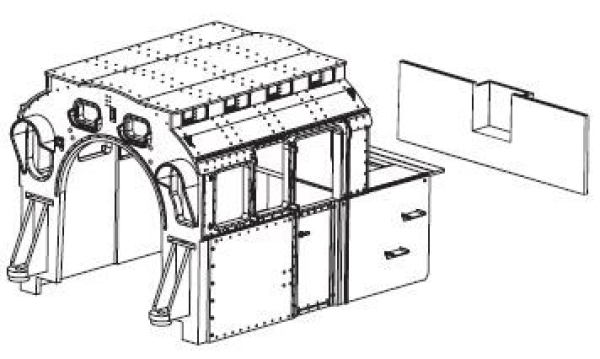 G Piko Ersatzteile D DB Dampflokomotive BR 94, Ep.III, Führerhaus, etc.......................