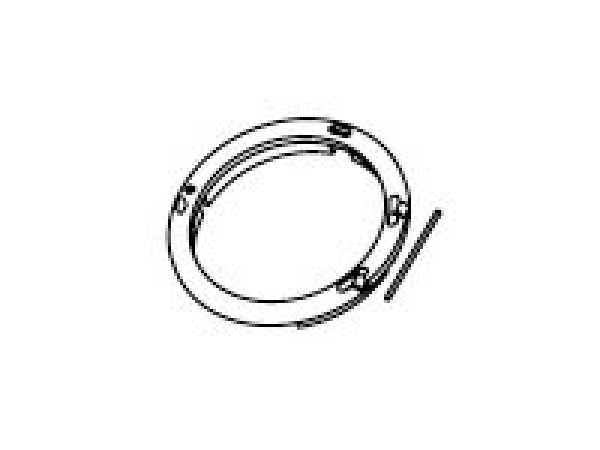 G Piko Ersatzteile D DR Dampflokomotive BR 91.3, Ep.III, Rauchkammertürrahmen mit Scharnieren und Stift, etc.........................