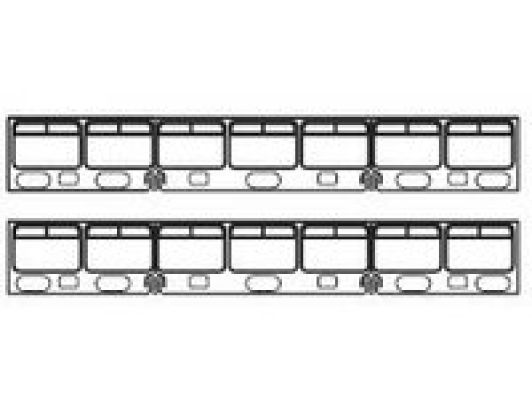 G Piko Ersatzteile D DB Seitenfenster dek. VS 998, etc...................