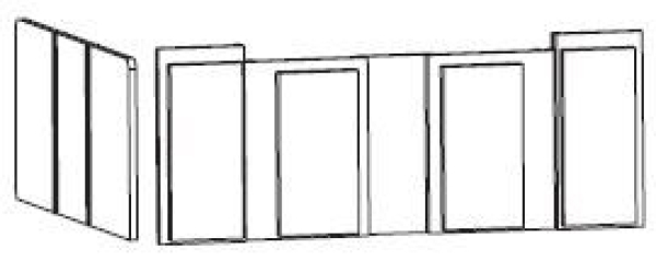 G Piko Ersatzteile D DB Elektrotriebwagen " Gläserne ", Ep.IV, Trennwand, Fenster Einstieg, etc..................