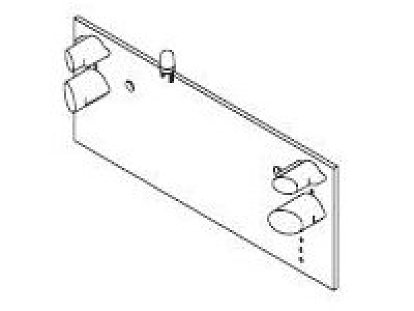 G Piko Ersatzteile D DB Elektrotriebwagen " Gläserne ", Ep.IV, Leiterplatte Spitzenbeleuchtung, etc..................