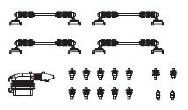 G Piko Ersatzteile D DR Elektrolokomotive E 94, Ep.III, Isolatoren/ Pfeifen, etc....................