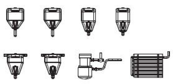 G Piko Ersatzteile D DR Elektrolokomotive BR 254, Ep.IV, L= 73cm, Sandkästen, etc.....................