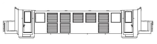 G Piko Ersatzteile D DR Elektrolokomotive BR 254, Ep.IV, L= 73cm, Mittelkasten, etc.....................