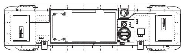 G Piko Ersatzteile D DR Elektrolokomotive BR 254, Ep.IV, L=73cm, Dach, etc......................
