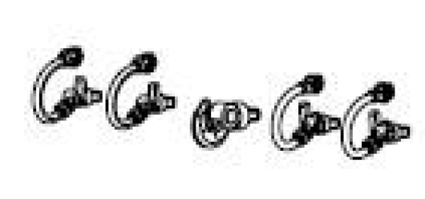 G Piko Ersatzteile D PRI Diesellokomotive NOHAB, Altmark- Rail, Ep.VI, Kupplungshaken, Bremsschlauch rechts- links, etc.................