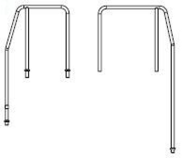 G Piko Ersatzteile D DB Diesellokomotive BR 260, beige- blau, Handläufe, etc..........................