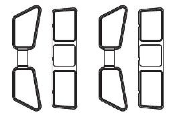 G Piko Ersatzteile D HSB Diesellokomotive BR 199 892, 4A, Ep.V, Fenster, 4.teilig, etc...............................