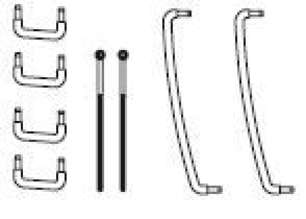 G Piko Ersatzteile D DR Diesellokomotive BR 118, 6A, Ep.IV, Handstangen/ Scheibenwischer, etc....................