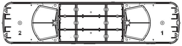 G Piko Ersatzteile D DB Schienebusbeiwagen VS 98, Kl.2, 2A, Ep.III, Wagenboden dekoriert, etc..........................