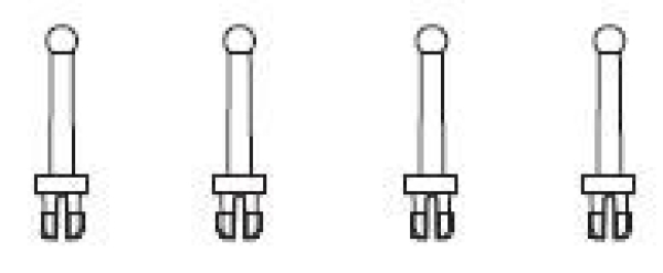 G Piko Ersatzteile US Dampflokomotive " Union Pacific ", Flaggenhalter, etc..............