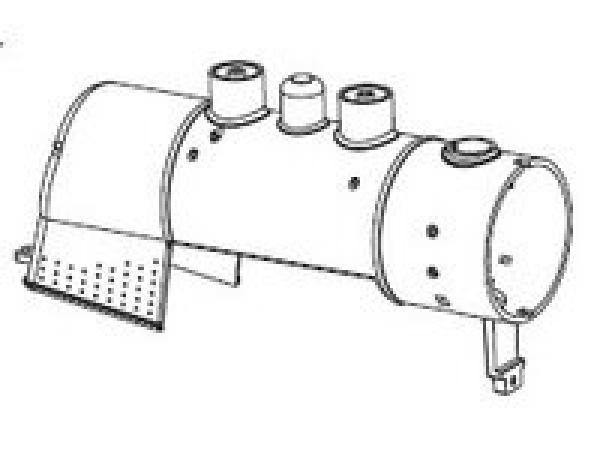 G Piko Ersatzteile US Dampflokomotive mit Tender, 0- 6- 0, Nr.315, Kessel, etc..............