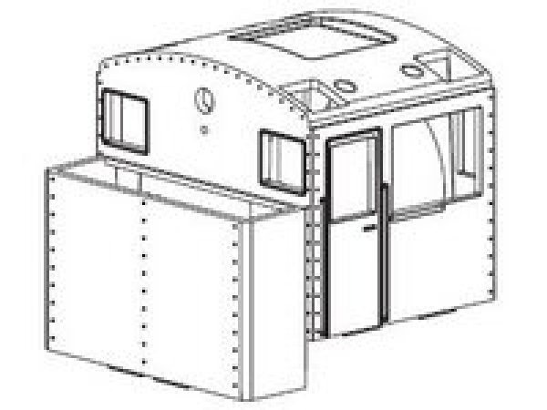 G Piko Ersatzteile US Dampflokomotive " Rio Grande, Nr.40, D & RGW ", Führerhaus, etc..........