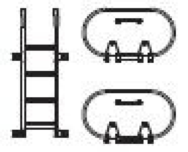G Piko Ersatzteile US Dampflokomotive mit Tender, Mini Mogul, D& RGW, Nr. 218, Leiter- Deckel teilig 3, etc................
