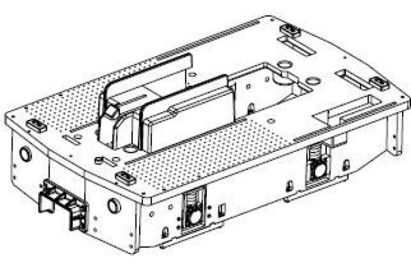 G Piko Ersatzteile US GE- 25 Ton PRR Diesellokomotive, 2A, Nr. 924, grün, L= 176mm, Rahmen, etc...........