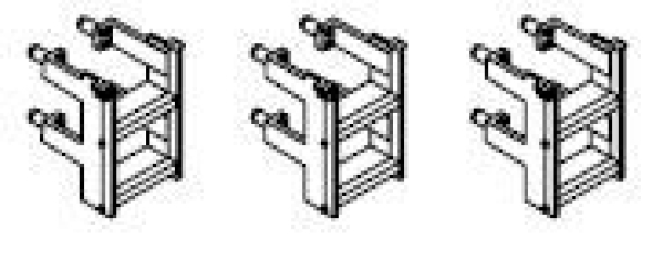 G Piko Ersatzteile US GE- 25 Ton Union Pacific Diesellokomotive, 2A, Nr. 825, gelb, L= 176mm, Einstiegsleiter, St.3, etc.............