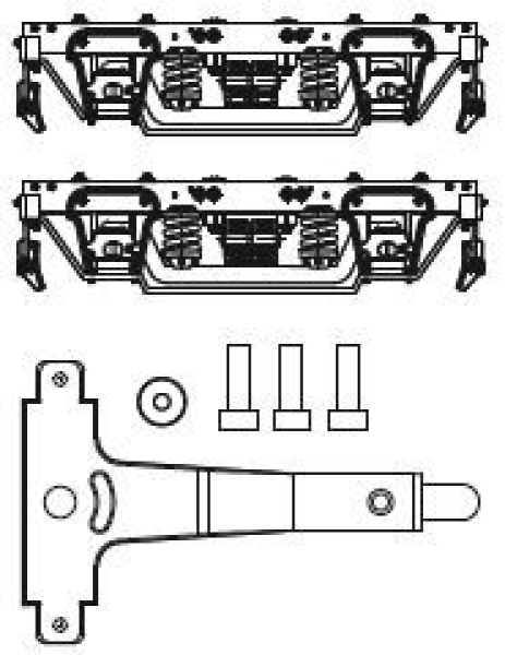 G Piko Ersatzteile US D & RGW Personenwagen, 4A, L=365mm, Drehgestell, etc.............
