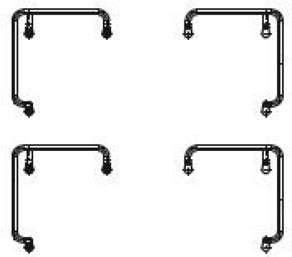 G Piko Ersatzteile US D & RGW Personenwagen, 4A, L=365mm, Handstangen St.4, etc..........