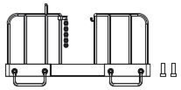 G Piko Ersatzteile US D & RGW Personenwagen, 4A, L=365mm, Pufferbohlen mit Bühnengeländer, etc.............