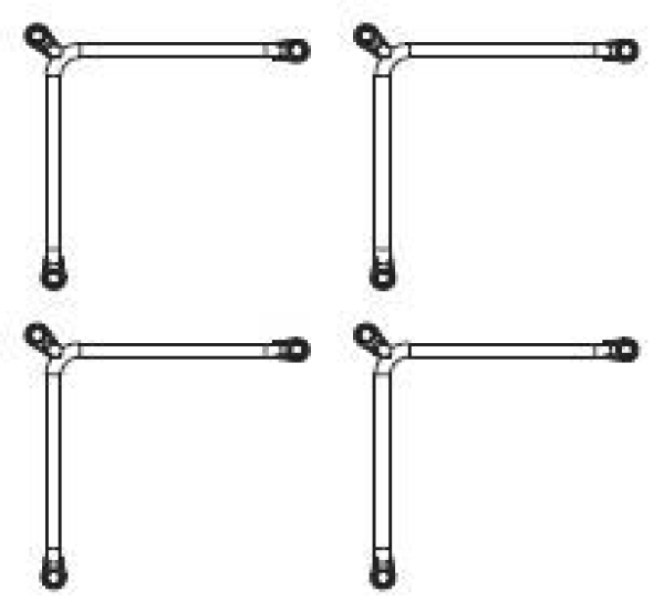 G Piko Ersatzteile US NYC Bauzugwagen, 4A, Nr. 1213, Handstangen, St.4, etc..........