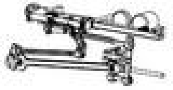 N Ersatzteile Piko D DB Dampflokomotive BR 82 024, E, Ep.III, Steuerung rechts komplett, etc........................