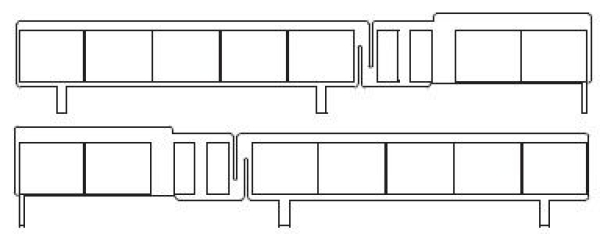 N Piko Ersatzteile Dieseltriebwagen Seitenfenster rechts+ links, Endwagen A, etc.....................................................