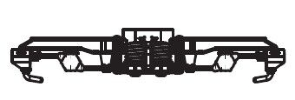 N Piko Ersatzteile Dieseltriebwagen Drehgestell, vorne, etc....................................................................