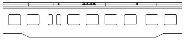 N Piko Ersatzteile Elektrotriebwagen Gehäuse MW mit Fenster, mit Pantographen, etc......................................................