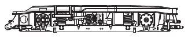 N Piko Ersatzteile NL NS Elektrotriebwagen " Hondekop ", 2teilig, 4A, Ep.III, grün, Drehgestell vorne, EW ohne Panto...., etc...........