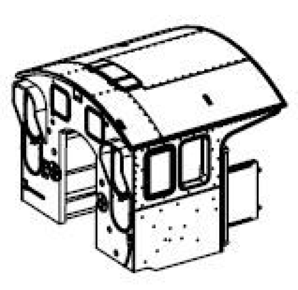 TT Piko Ersatzteile D DR Dampflokomotive BR 55 112, D, Ep.III, L= 138mm, Führerhaus, komplett, etc.....................................