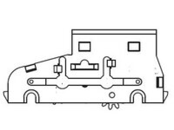 TT Piko Ersatzteile D PRI Elektrotriebwagen BR 442 Getriebegehäuse mit Zahnräder und Radschleifer, etc.....................