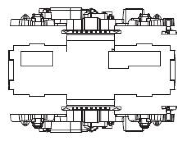 TT Piko  Ersatzteile D DB Elektrotriebwagen BR 442 Achslagerblende vorne, etc................................................................