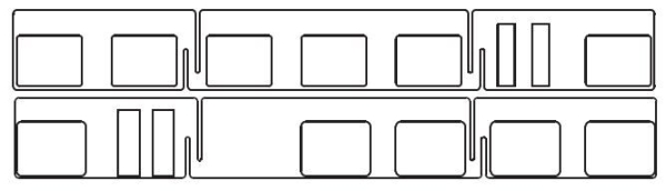 TT Ersatzteile Elektrotriebwagen Fensterband rechts+ links, MW, etc..............................................................