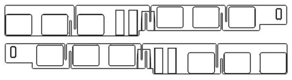 TT Ersatzteile Elektrotriebwagen Fensterband rechts+ links, EW mit Pantographen, etc...........................................................