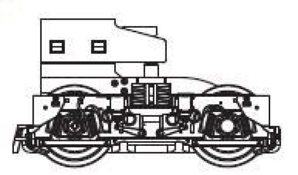 TT Ersatzteile Diesellokomotive Getriebe mit Drehgestell, etc...........................................................