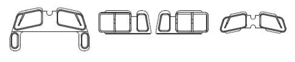 TT Ersatzteile Diesellokomotive Fenster, etc...............................................................