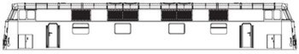 TT Ersatzteile Diesellokomotive Gehäuse, bedruckt, mit Fenster, etc..................................................