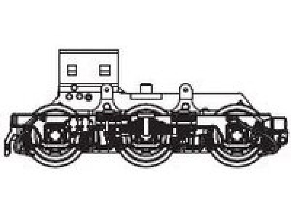 TT Ersatzteile Diesellokomotive Getriebe mit Drehgestell, 6achsig, A, etc..........................................................