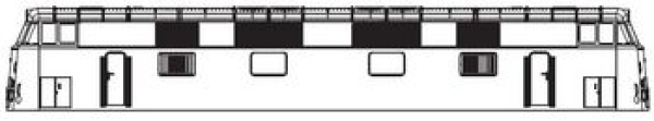 TT Ersatzteile Diesellokomotive Gehäuse, bedruckt mit Fernster, etc.................................................