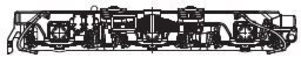 TT Ersatzteile Diesellokomotive Drehgestell, 6achsig, A, etc................................................