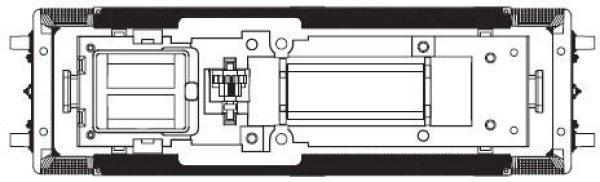 TT Piko Ersatzteile D DR Diesellokomotive V 60 Rahmen mit Zahnräder, etc........................................................................................
